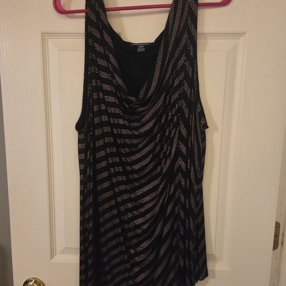 Black and Gold Women's Top